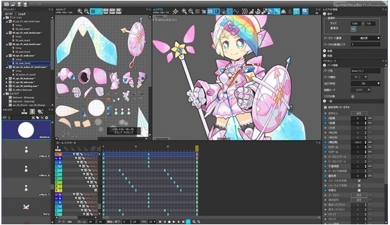 OPTPiX SpriteStudio 電腦版v6.6 高效2D動畫制作工具的全新體驗