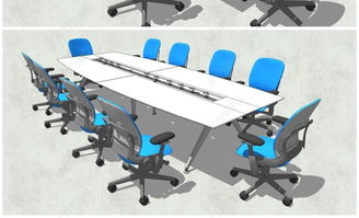 打造專業辦公空間 精品會議室與辦公室桌椅SU模型素材下載指南